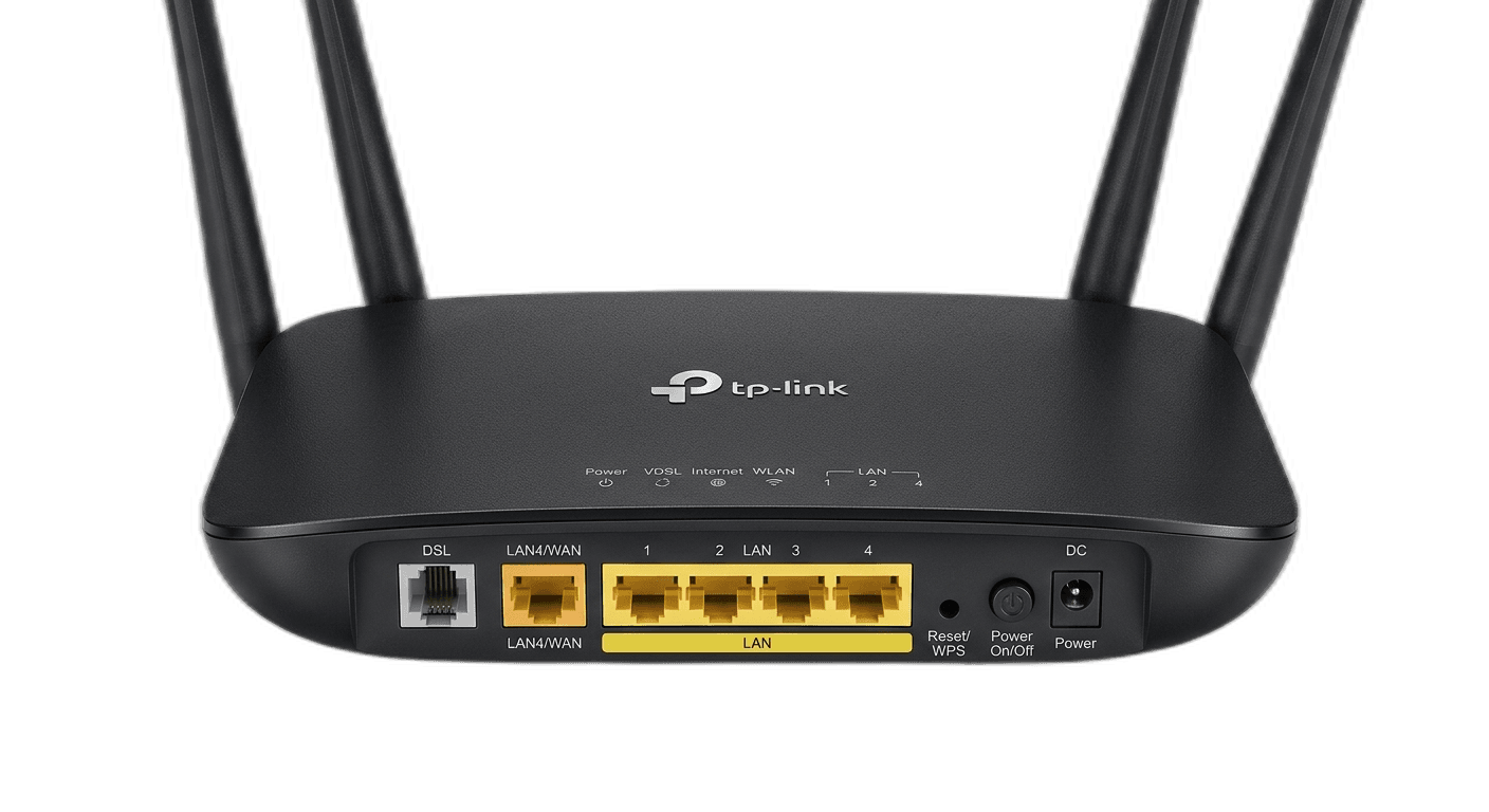 Fibre Router - 4 Port 300MBps Wireless DSL Router | TD-W9960